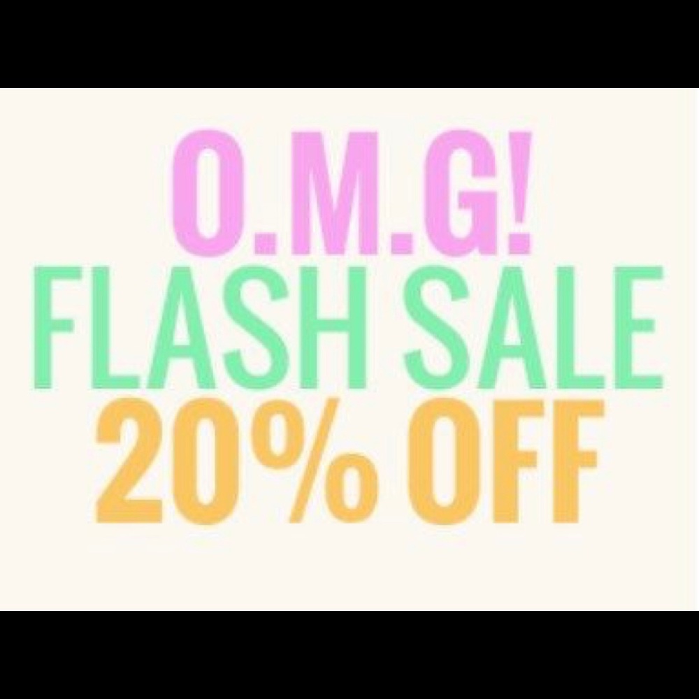 TODAY ONLY 20% off EVERYTHING for next FOUR HOURS